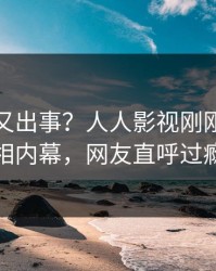 神秘人又出事？人人影视刚刚曝出真相内幕，网友直呼过瘾