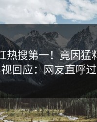 昨晚网红热搜第一！竟因猛料，人人影视回应：网友直呼过瘾